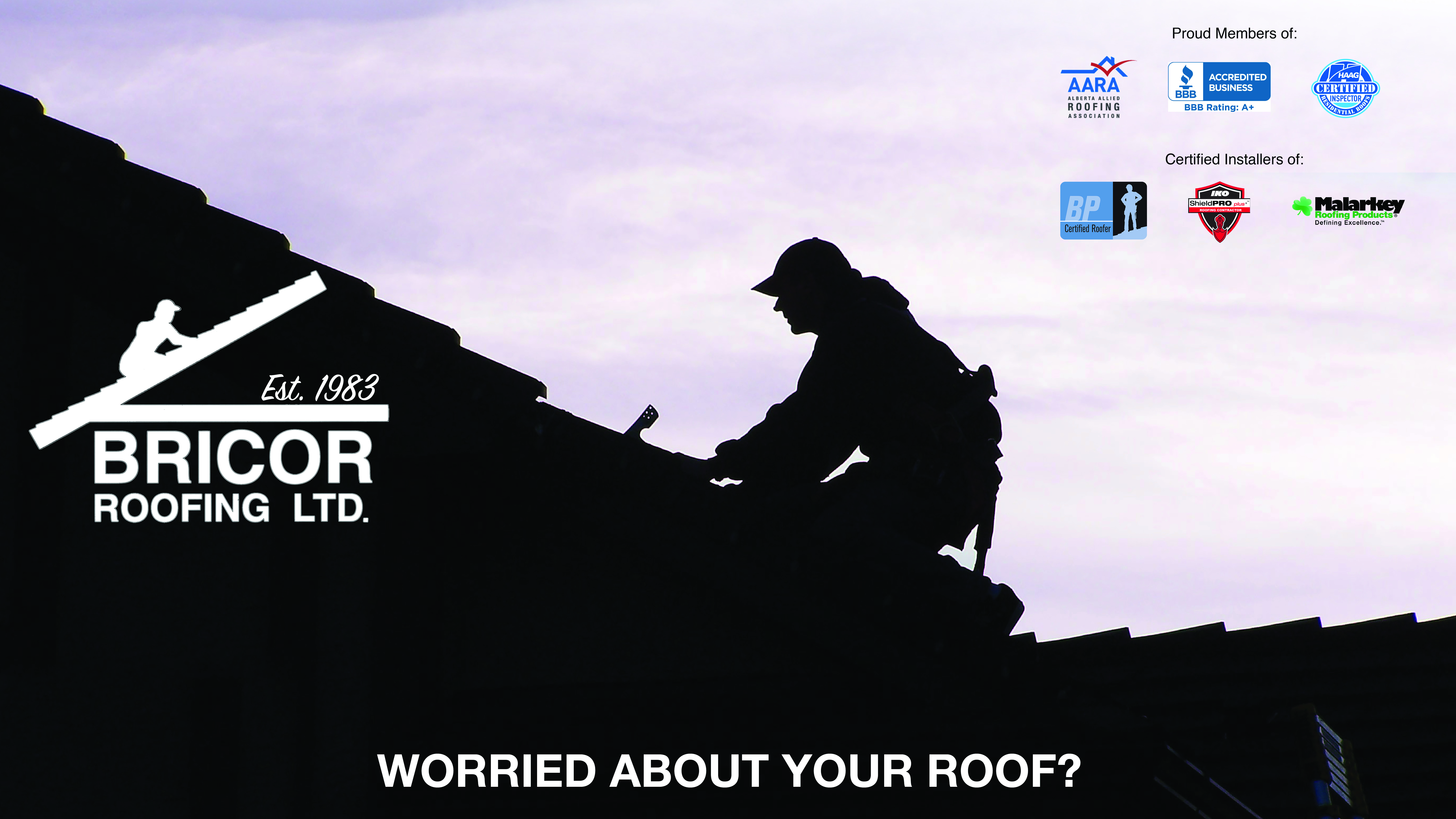Bricor Roofing Logo and Banner