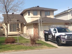 asphalt shingle sloped roof installation